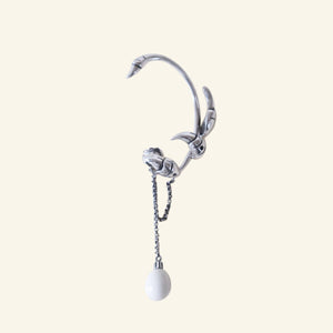 Earcuff Bird Claw with Egg