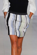 Load image into Gallery viewer, Patchwork Mini Skirt
